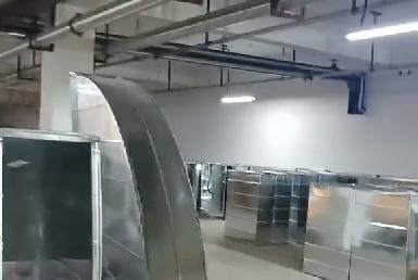 風管安裝現場